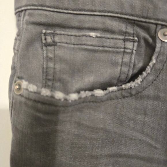 Madewell Women’s High Rise Distressed Skinny Jeans Size 29 Gray Denim - Picture 9 of 15